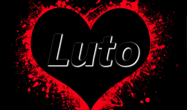 Imagem de Imagem de Luto linda com coração em contorno de tinta vermelho