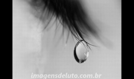 Imagem de Imagem de Luto com Olho Chorando e a palavra Luto