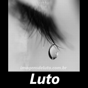 Imagem de Luto com Olho Chorando e a palavra Luto 300x300