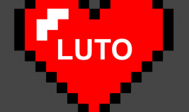 Imagem de Imagem de Luto com coração vermelho em pixels e a palavra dentro – Luto Gamer