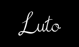 Imagem de Imagem preta escrita luto em letras cursivas modelo 1