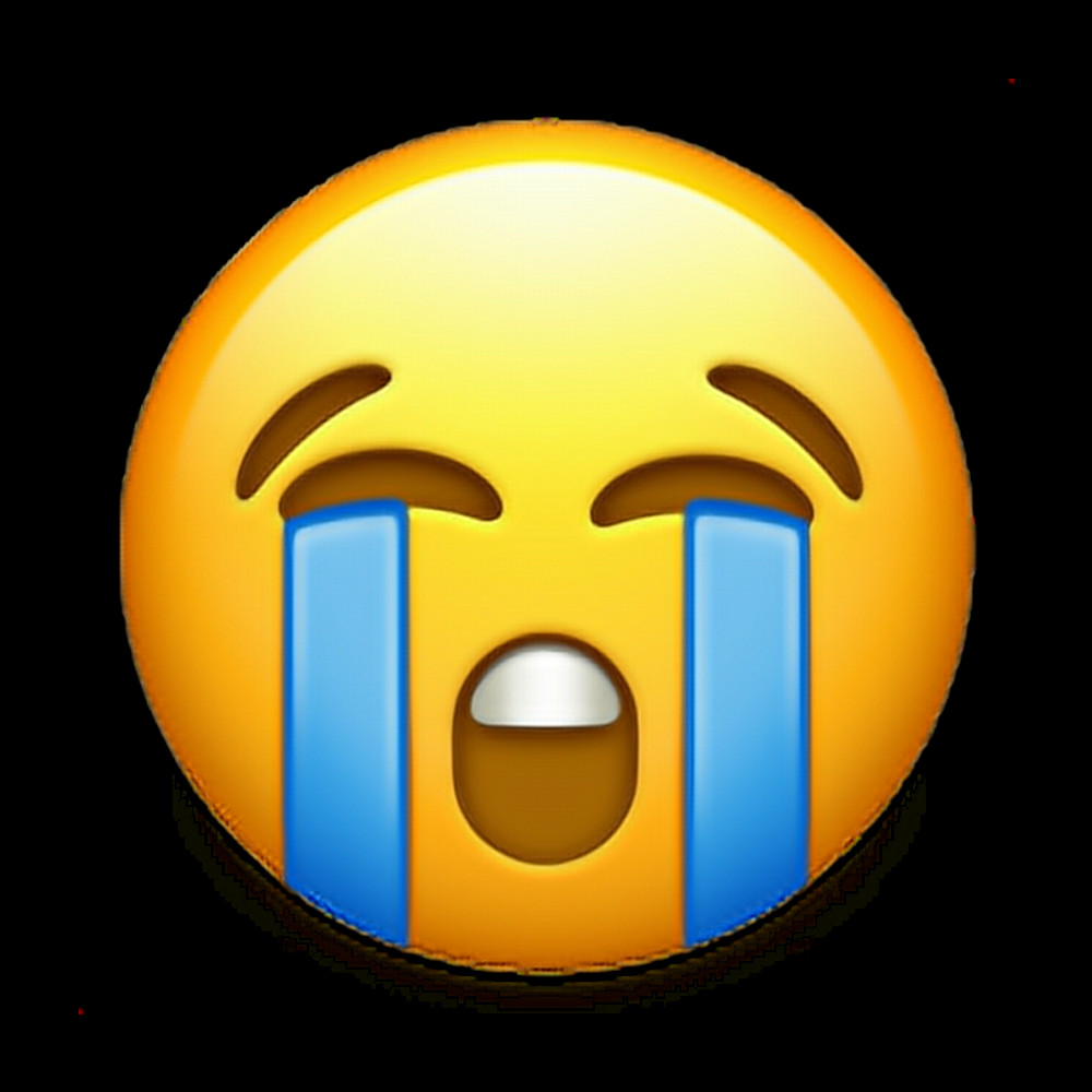 Imagem de Emoji Chorando – Luto para Perfil