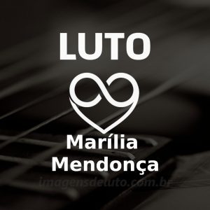 Luto Marília Mendonça – Imagem de Luto com coração eterno 300x300